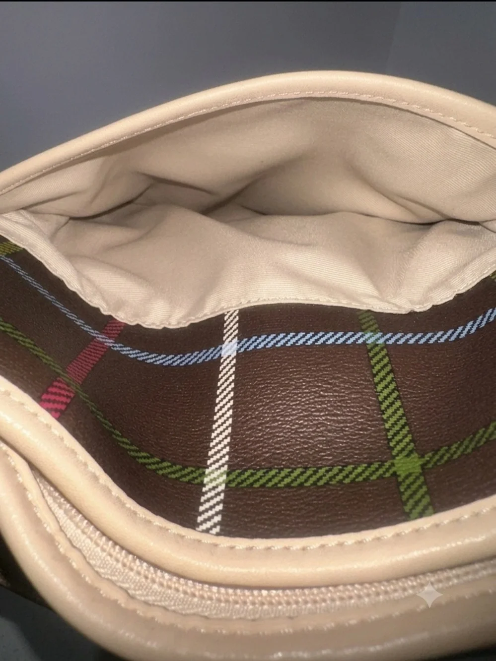 Coach Peyton Tattersall Plaid Tote Bag